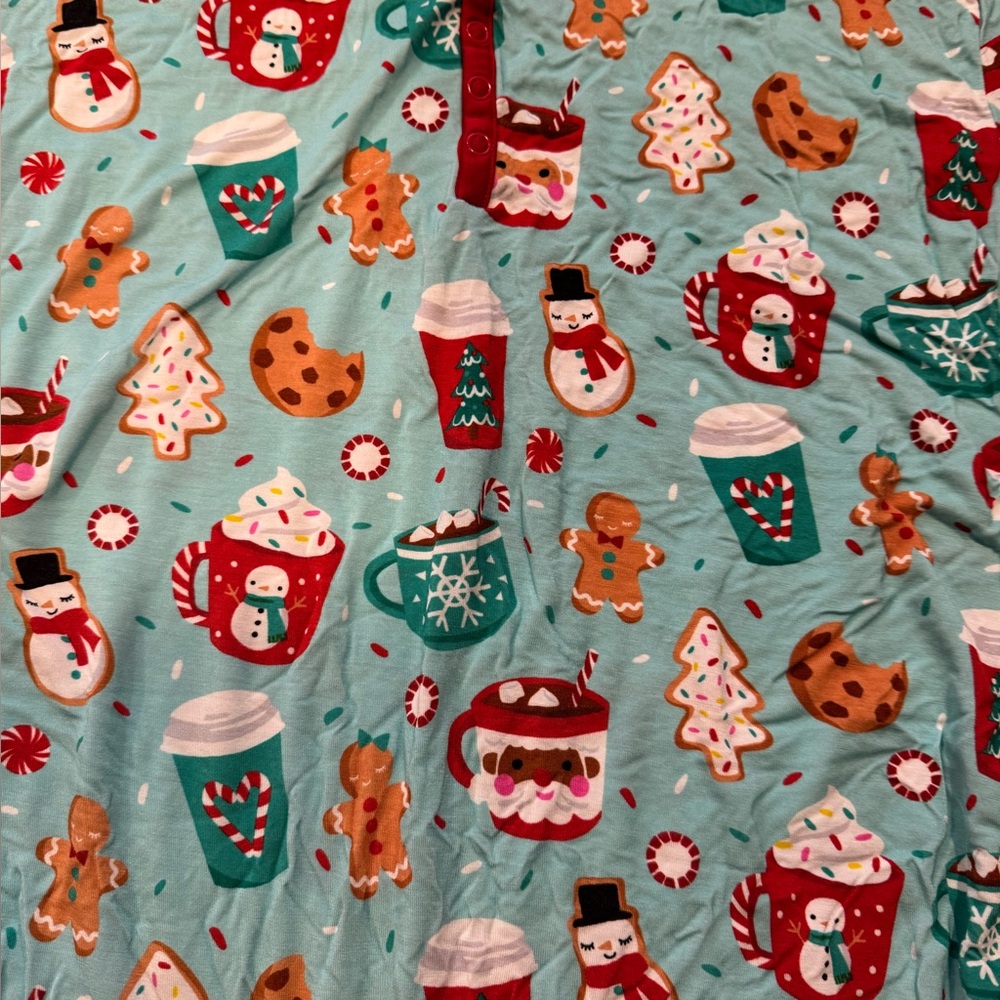 Little Sleepies Women’s Size Medium Peppermint Mocha PJ set - Picture 4 of 7